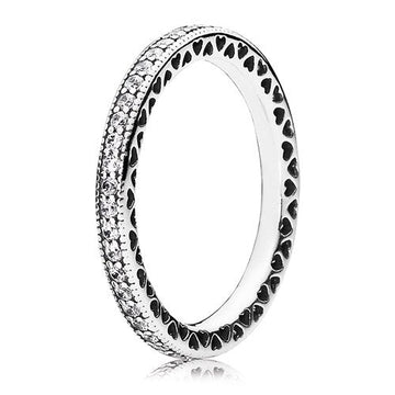 Pandora Sparkle & Hearts Ring – Elegant Gift Jewelry Set