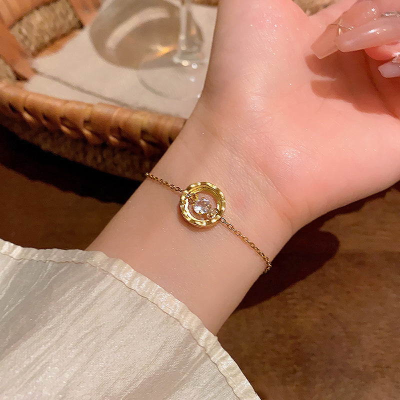 Versatile Beaded Women's Pearl Bracelet Ornament