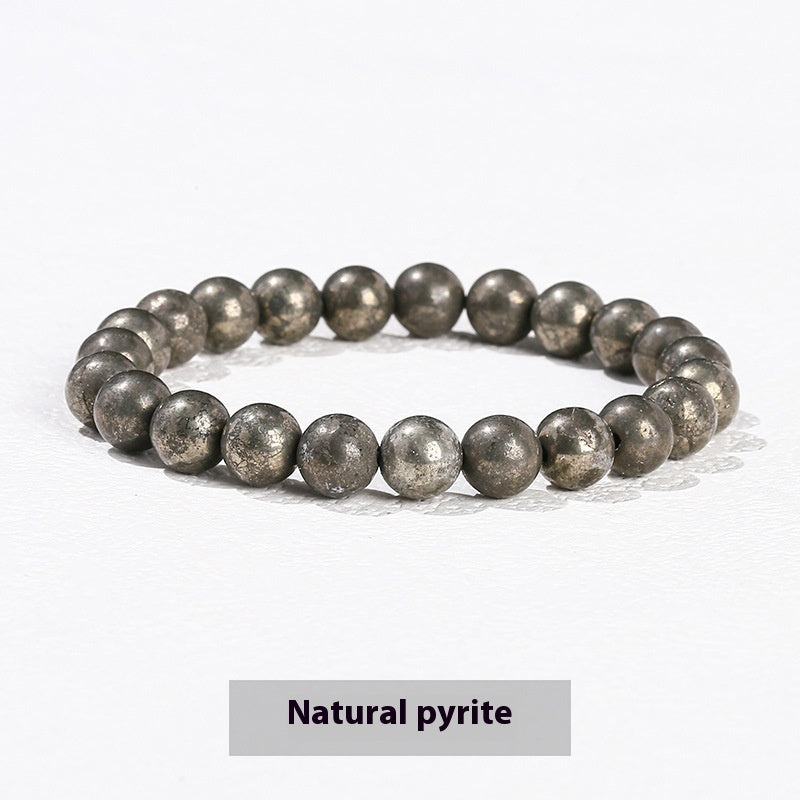 Natural Crystal Simple Single Circle Citrine Bracelet