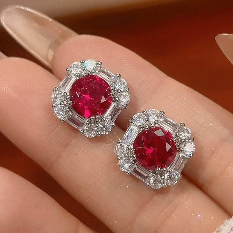 Minority Simple Fashion Gold-plated Copper Jewelry Suit