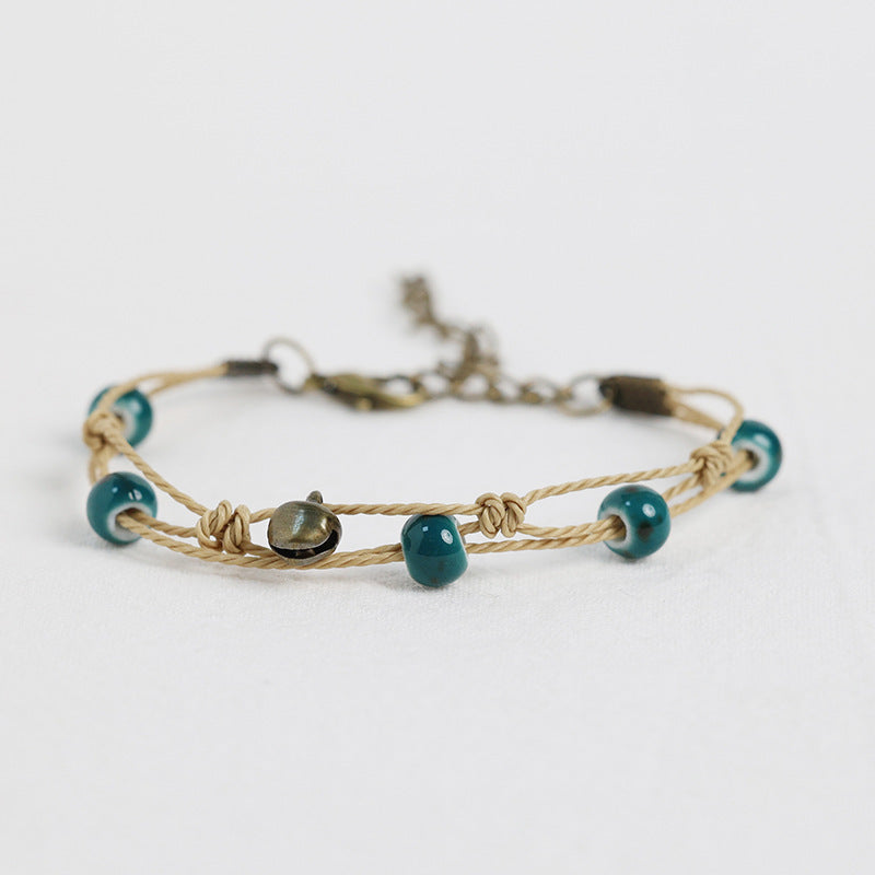 Simple All-match Ceramic Woven Bracelet