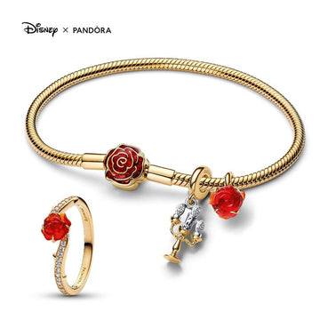 Disney Beauty and the Beast Full Collection Set – Elegant Gift Jewelry Set