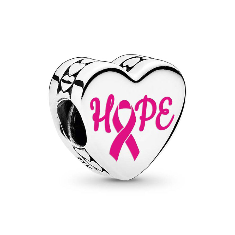 Pandora Hope Pink Ribbon Charm – Elegant Gift Jewelry Set