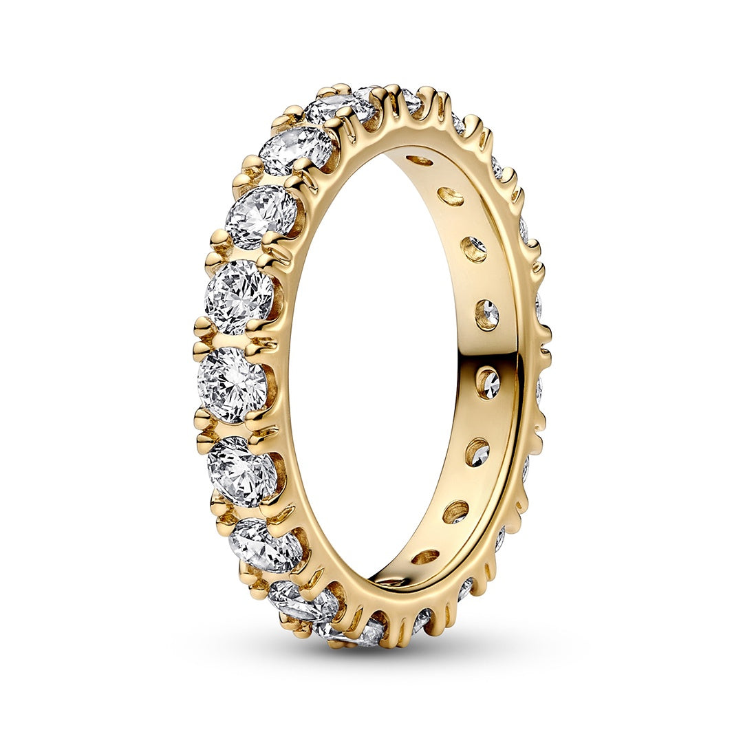Sparkling Row Eternity Ring – Elegant Gift Jewelry Set