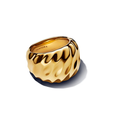 Pandora Rippled Statement Ring – Elegant Gift Jewelry Set