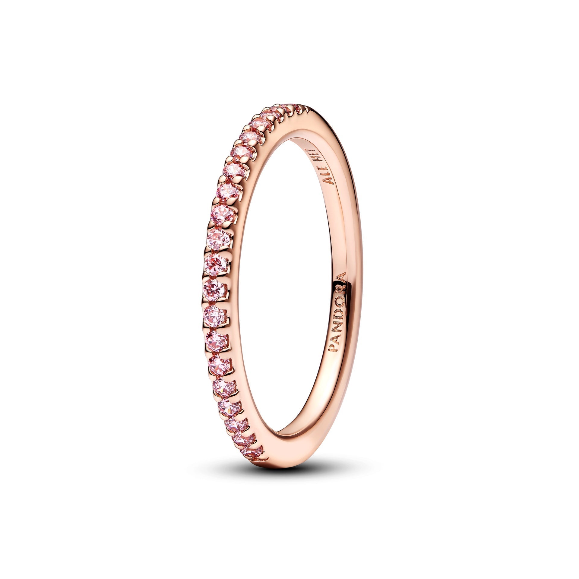 Pandora Sparkling Pink Band Ring – Elegant Gift Jewelry Set