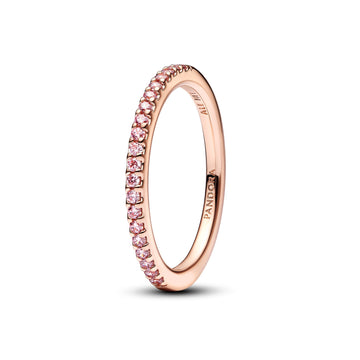 Pandora Sparkling Pink Band Ring – Elegant Gift Jewelry Set