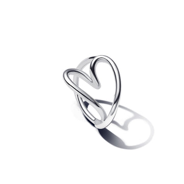 Organically Shaped Heart Ring – Elegant Gift Jewelry Set