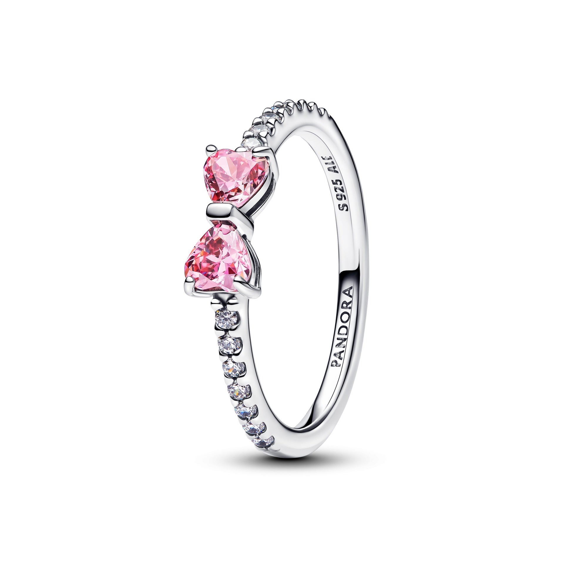 Pandora Sparkling Pink Bow Ring – Elegant Gift Jewelry Set