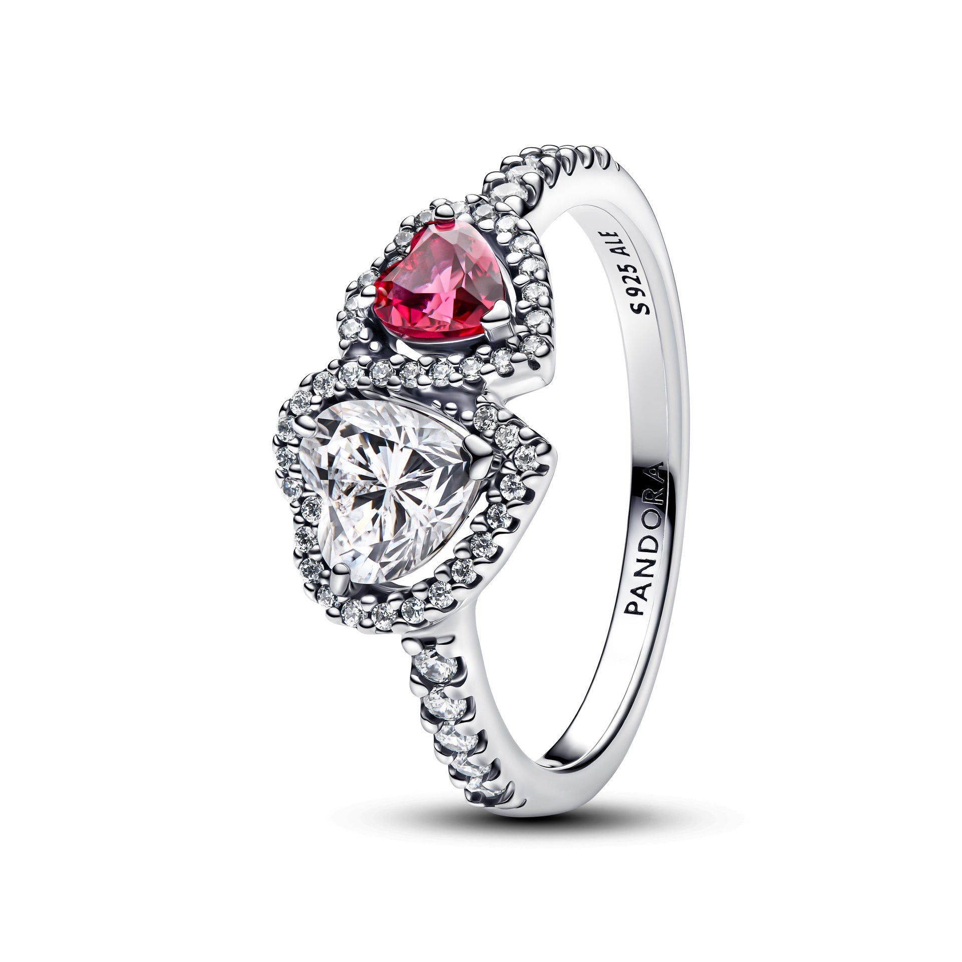 Pandora Halo Hearts Ring – Elegant Gift Jewelry Set