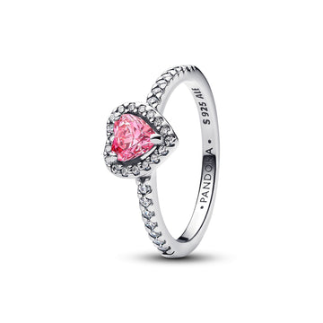 Pandora Elevated Pink Heart Ring – Elegant Gift Jewelry Set