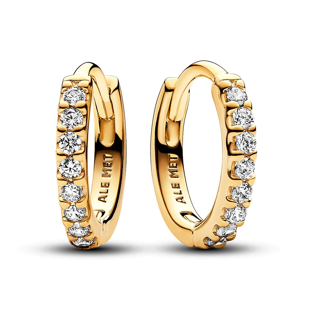 Sparkling Huggie Hoop Earrings – Elegant Gift Jewelry Set