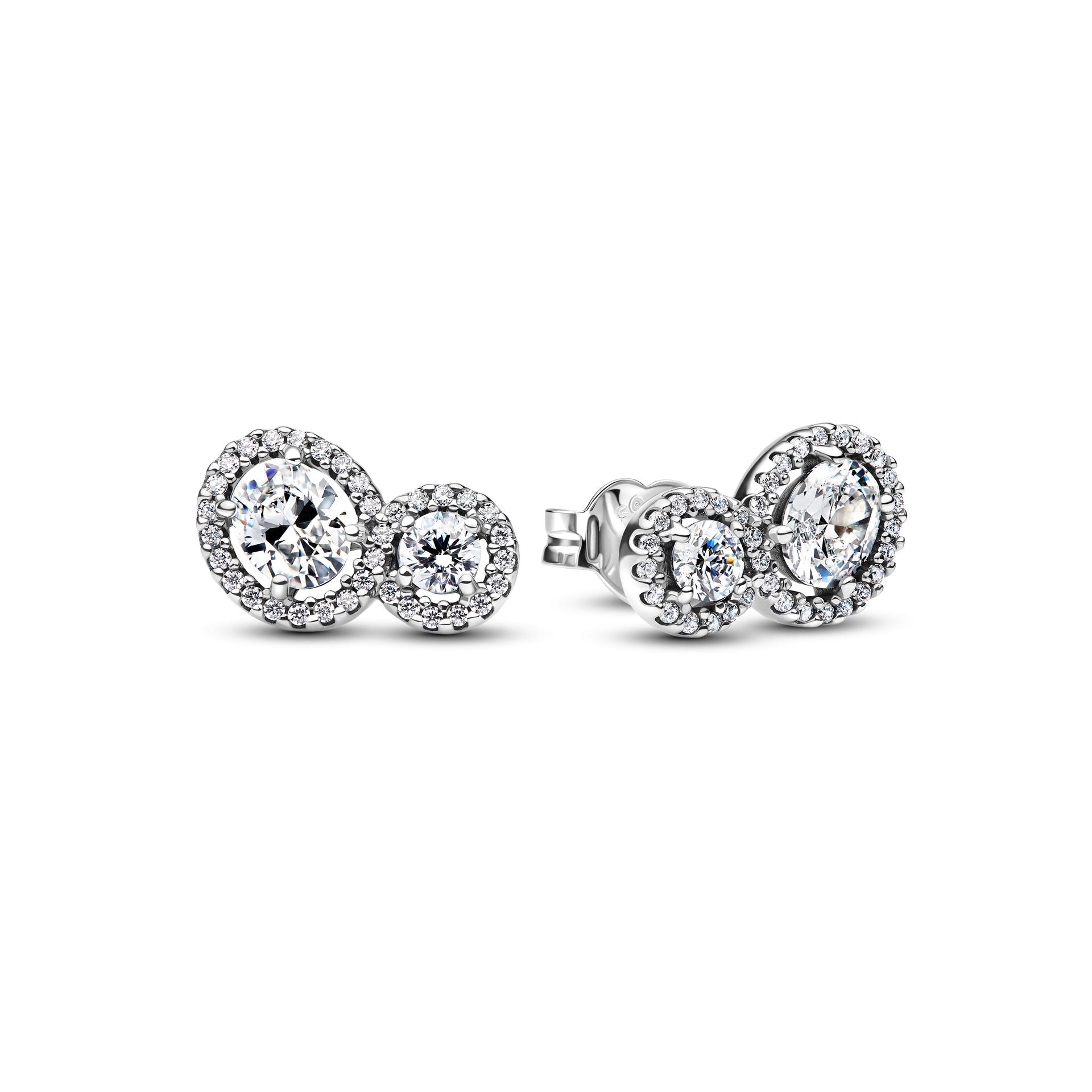 Pandora Embracing Halo Stud Earrings – Elegant Gift Jewelry Set