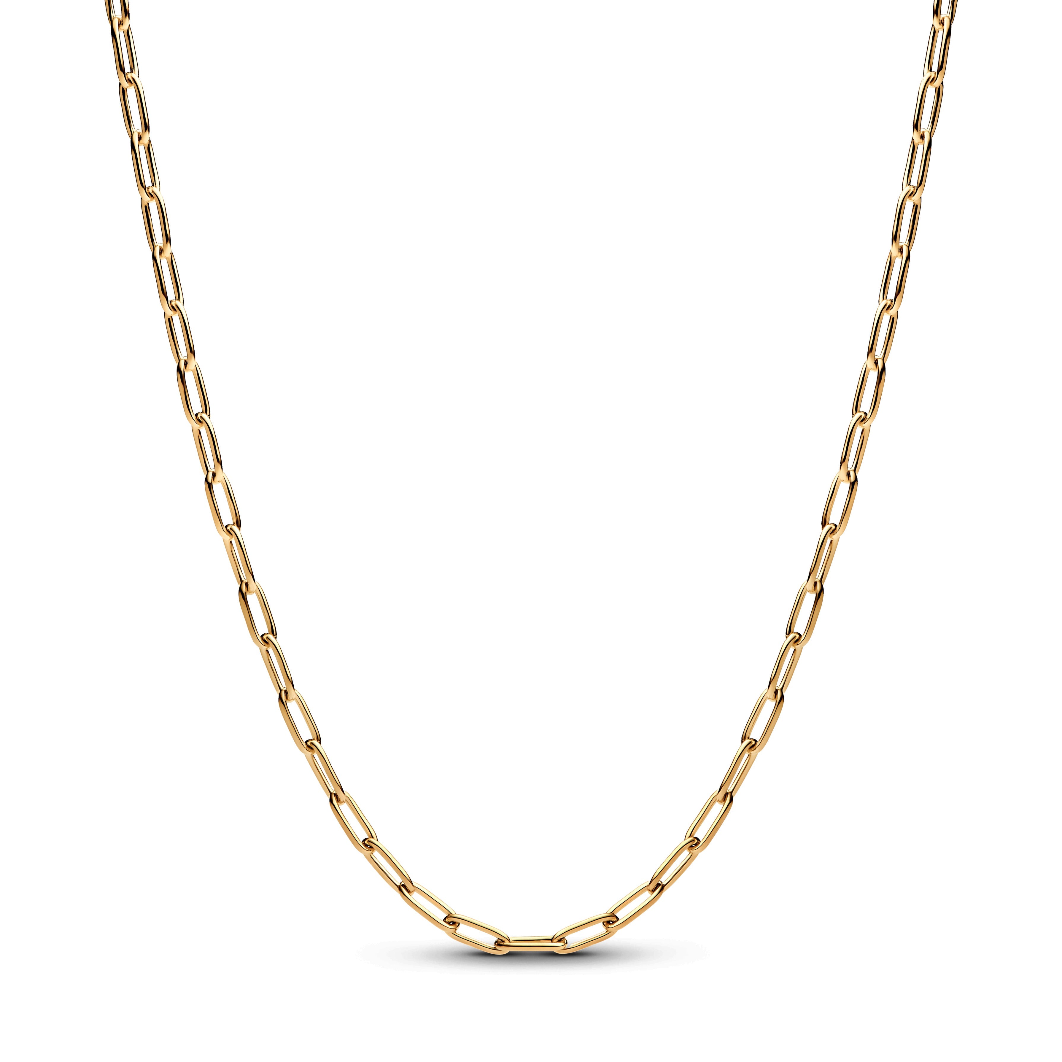 Pandora Elongated Link Chain Necklace – Elegant Gift Jewelry Set