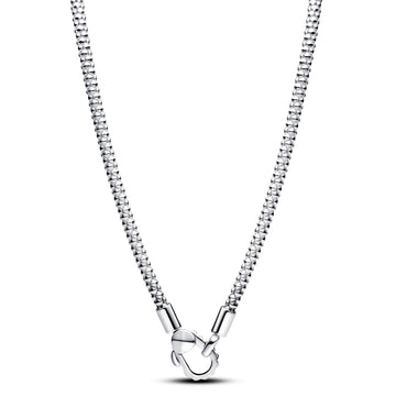 Pandora Studded Clasp & Chain Necklace – Elegant Gift Jewelry Set