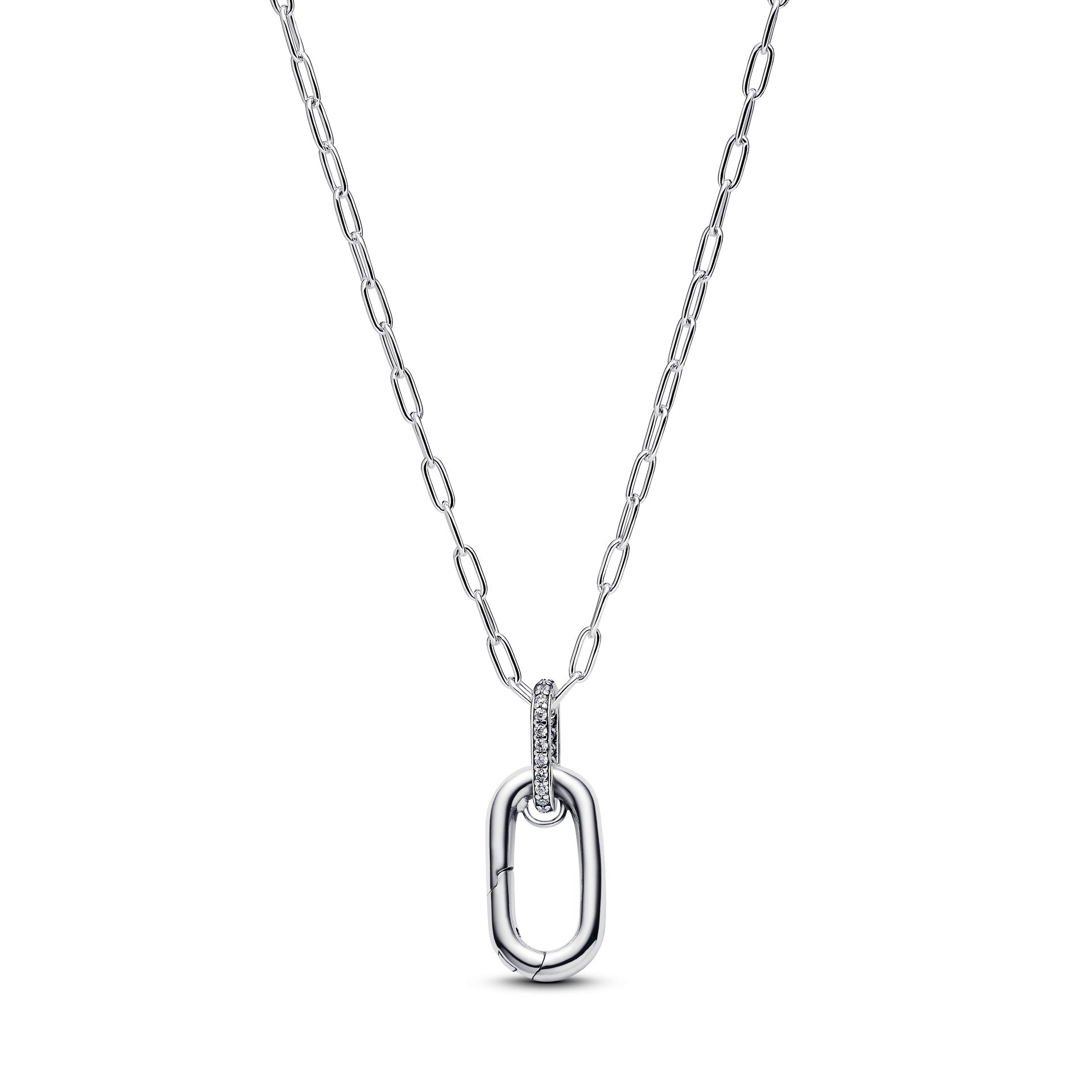 Pandora Openable Link Pendant Necklace – Elegant Gift Jewelry Set