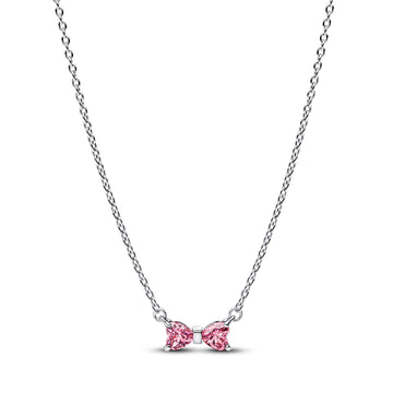 Pandora Bow Pendant Necklace – Elegant Gift Jewelry Set