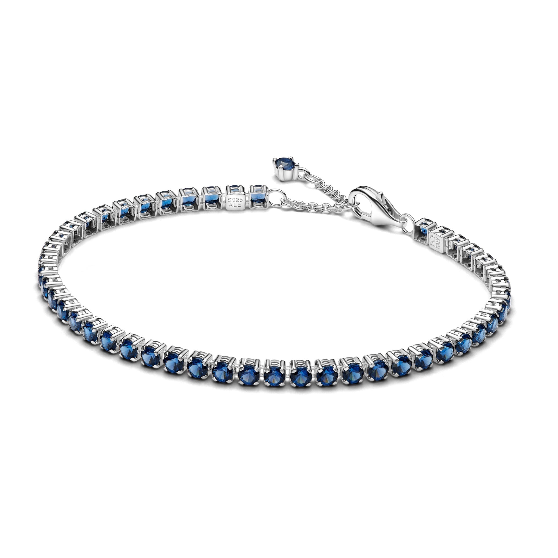 Pandora Sparkling Blue Tennis Bracelet – Elegant Gift Jewelry Set