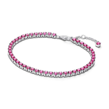 Pandora Sparkling Pink Tennis Bracelet – Elegant Gift Jewelry Set