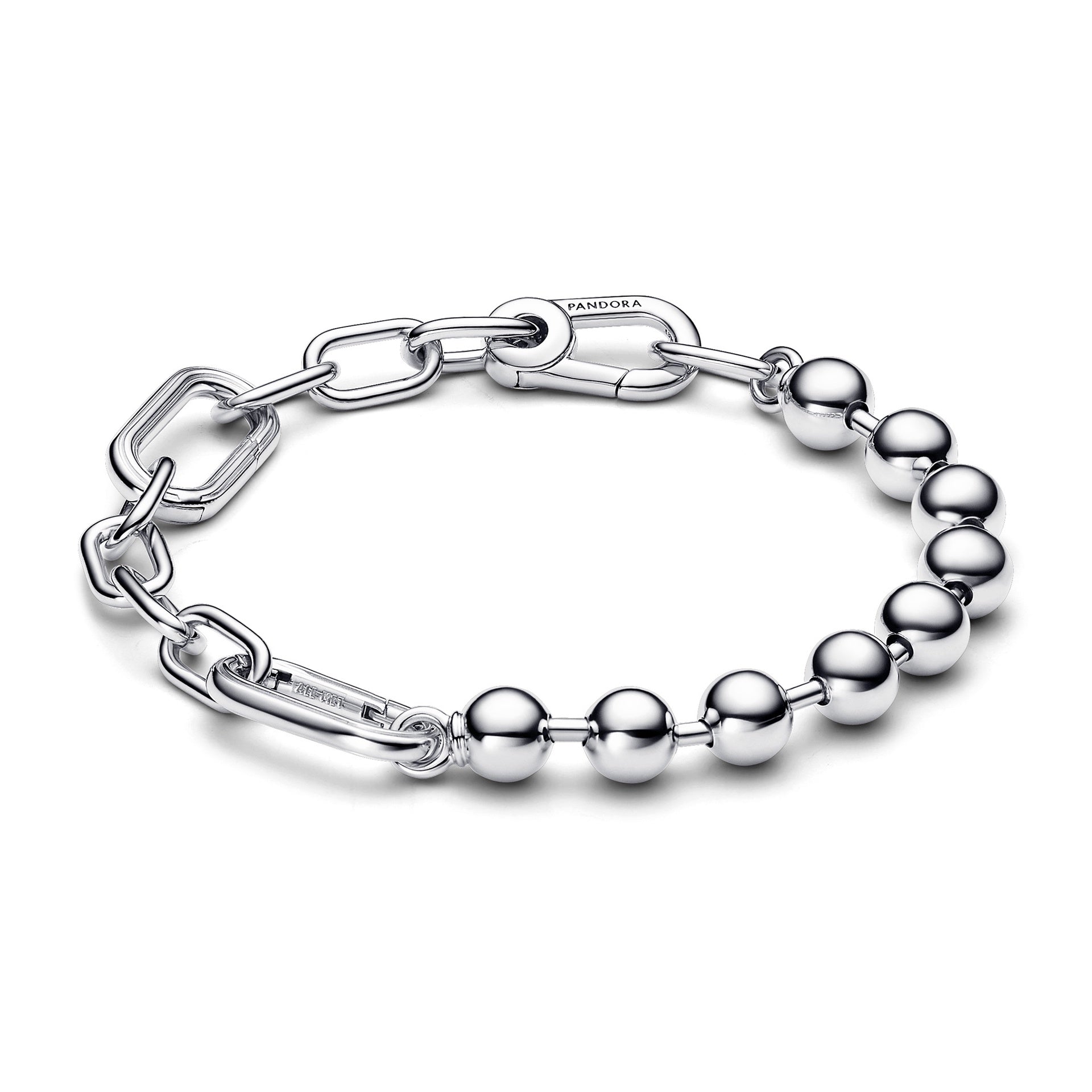 Pandora ME Metal Bead & Link Chain Bracelet – Elegant Gift Jewelry Set