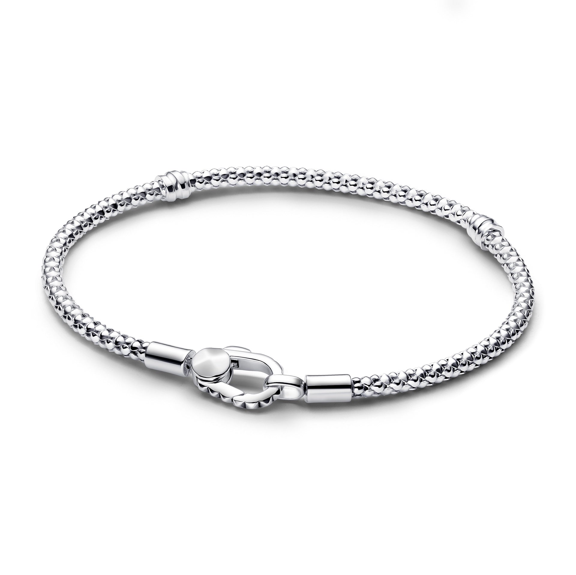 Pandora Studded Clasp & Chain Bracelet – Elegant Gift Jewelry Set