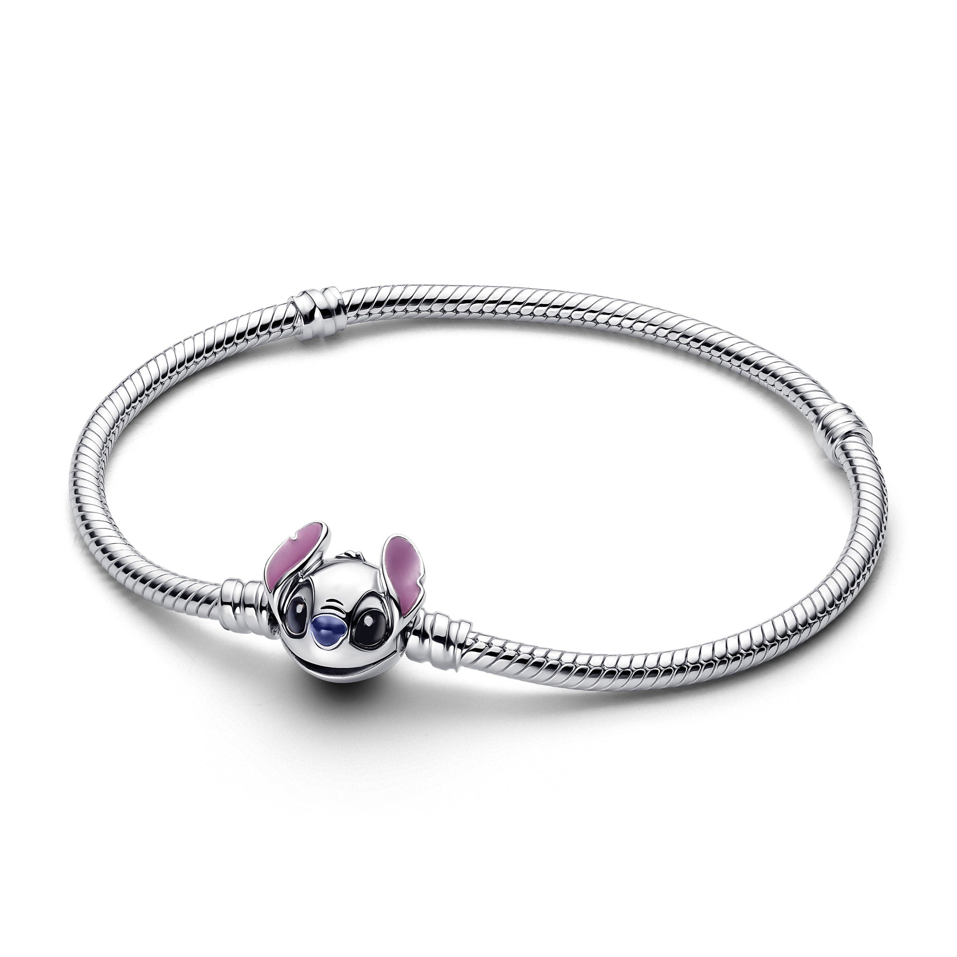 Pandora Disney Stitch Snake Chain Bracelet – Elegant Gift Jewelry Set