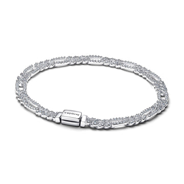 Pandora Oval Cuban Chain Bracelet – Elegant Gift Jewelry Set