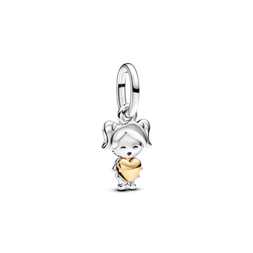 Pandora Happy Girl Dangle Charm – Elegant Gift Jewelry Set