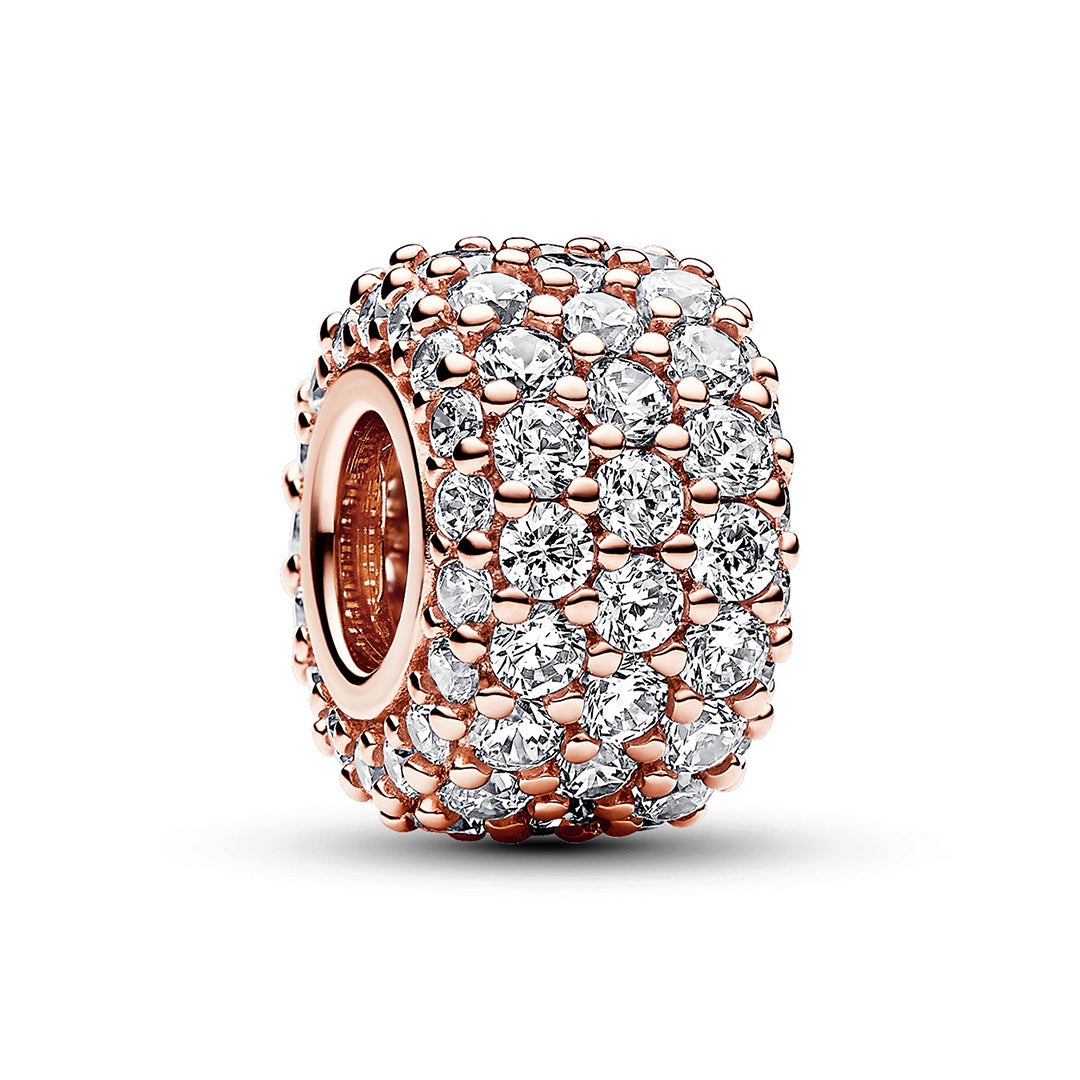 Sparkling Pavé Triple-row Charm – Elegant Gift Jewelry Set