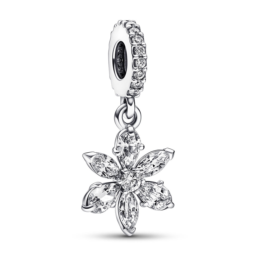 Pandora Sparkling Herbarium Cluster Dangle Charm – Elegant Gift Jewelry Set