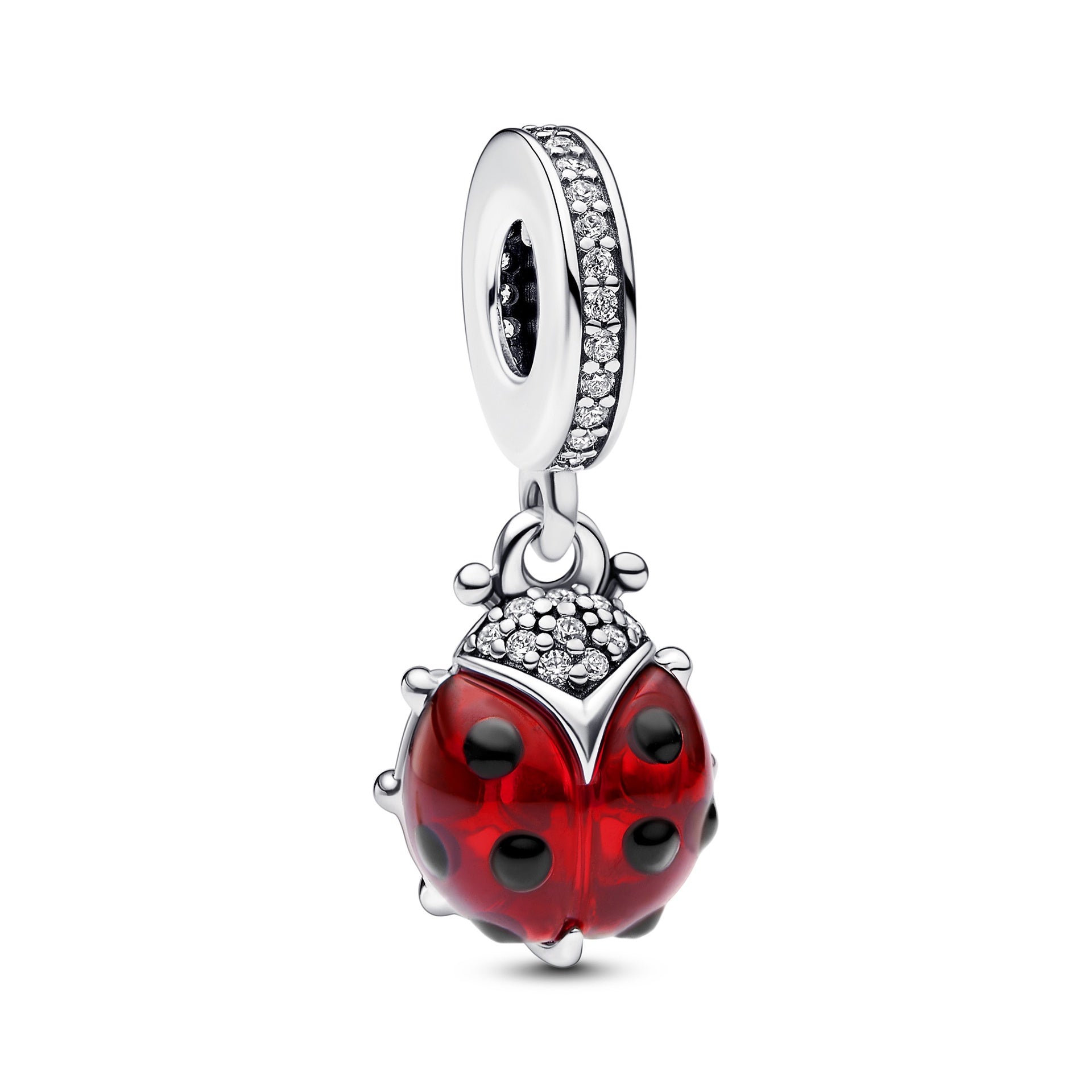 Red Ladybird Dangle Charm – Elegant Gift Jewelry Set