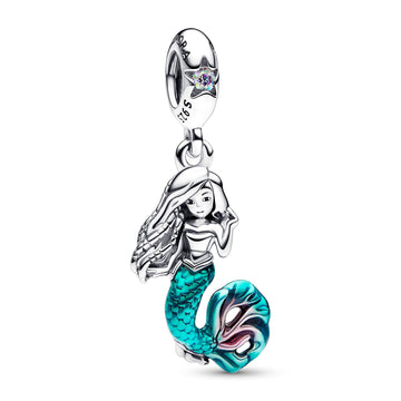 Disney The Little Mermaid Ariel Dangle Charm – Elegant Gift Jewelry Set