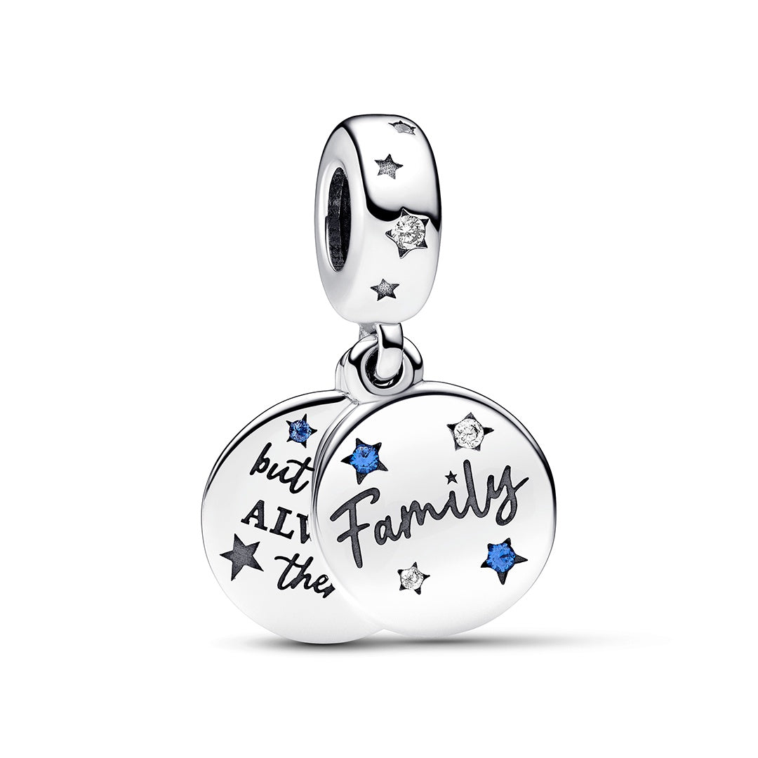 Family Love Double Dangle Charm – Elegant Gift Jewelry Set