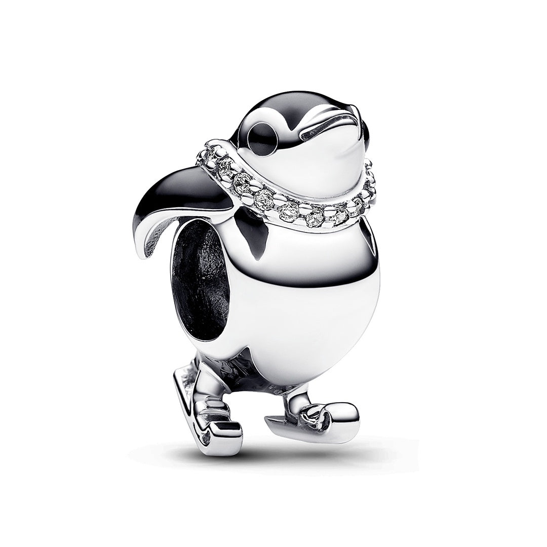 Skiing Penguin Charm – Elegant Gift Jewelry Set