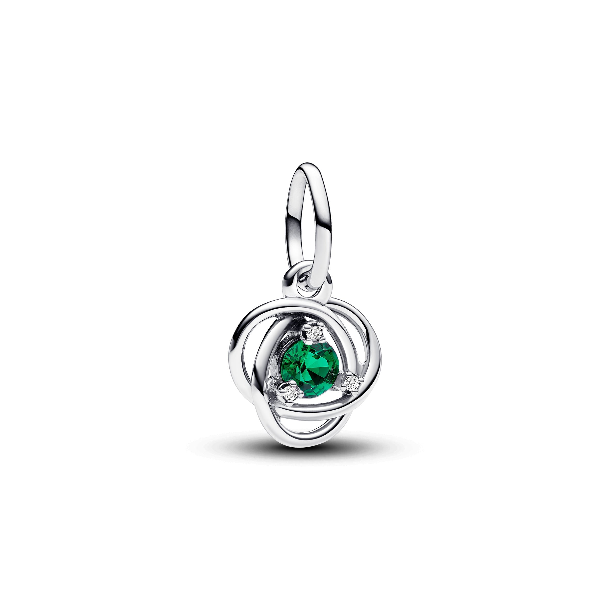May - Green Eternity Circle Dangle Charm – Elegant Gift Jewelry Set