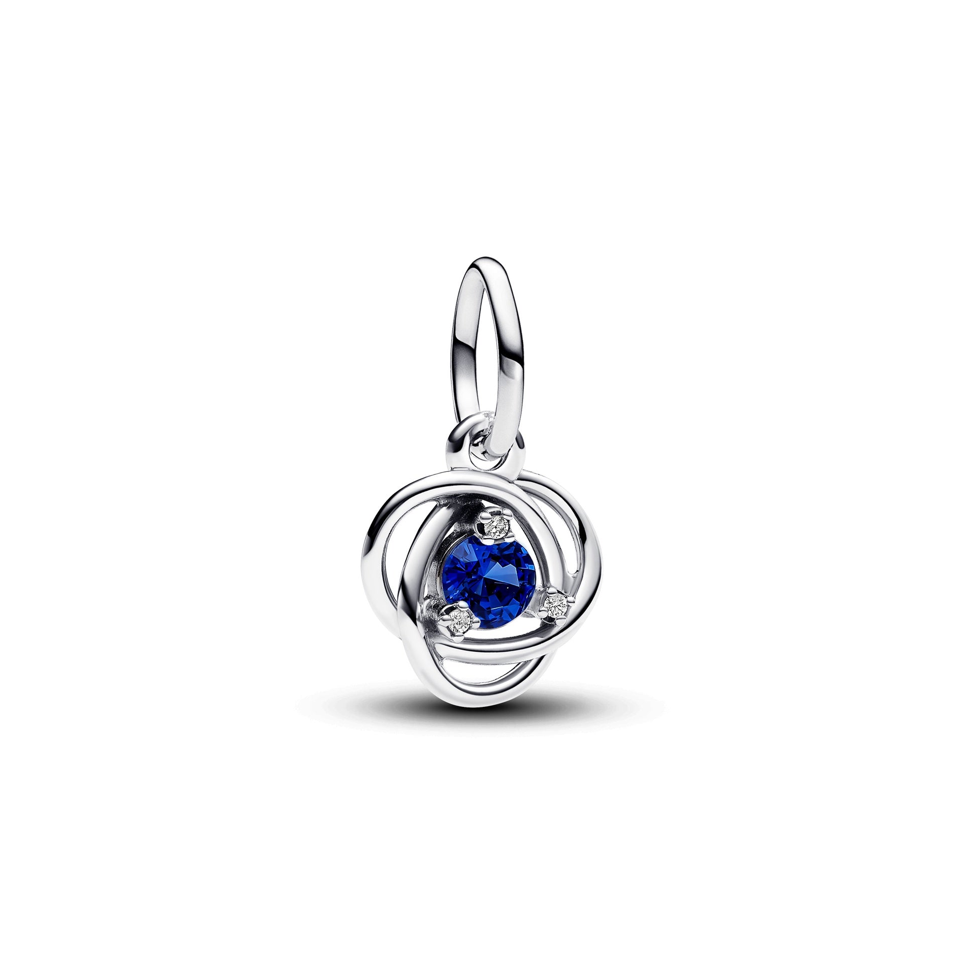 September - Blue Eternity Circle Dangle Charm – Elegant Gift Jewelry Set
