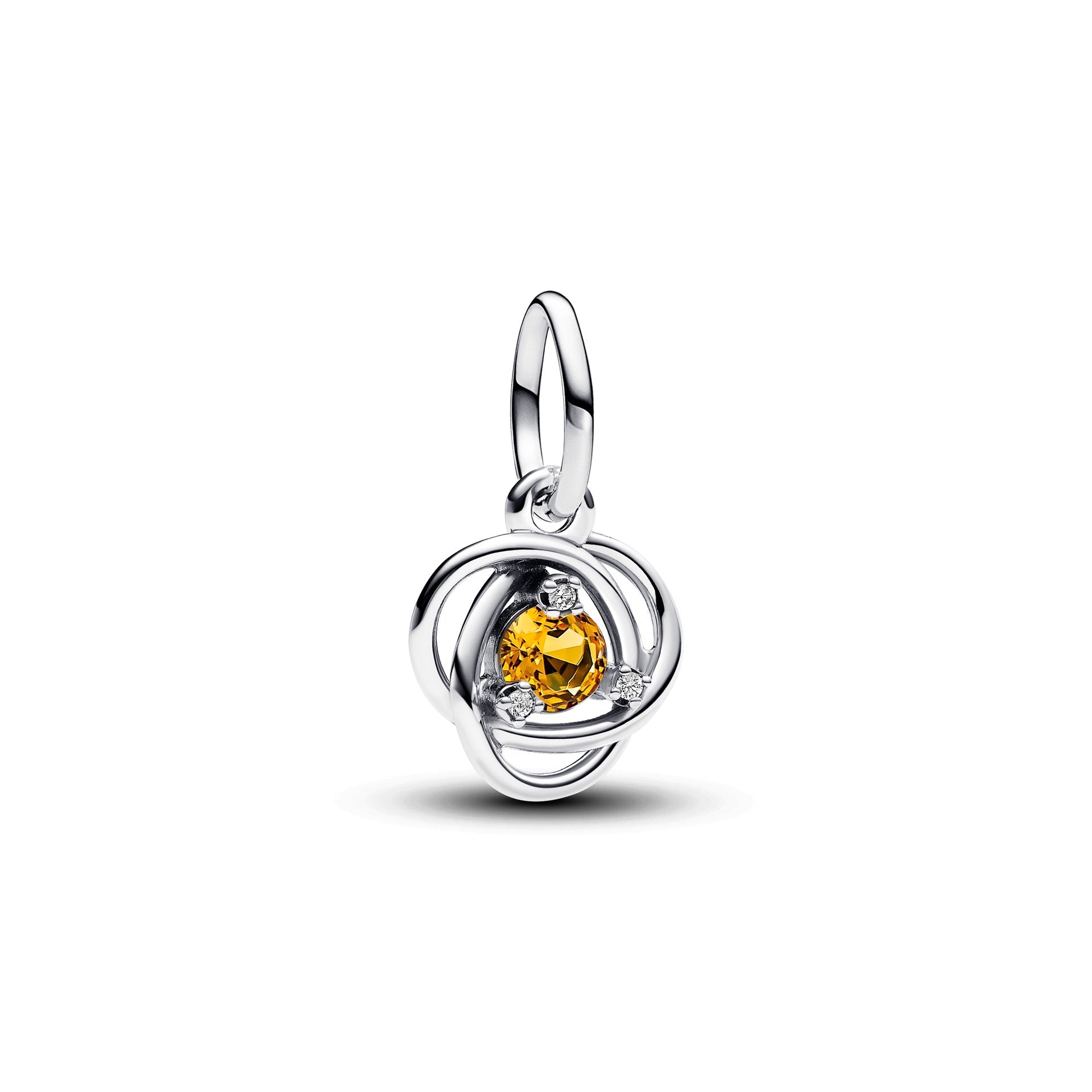 November - Honey Eternity Circle Dangle Charm – Elegant Gift Jewelry Set