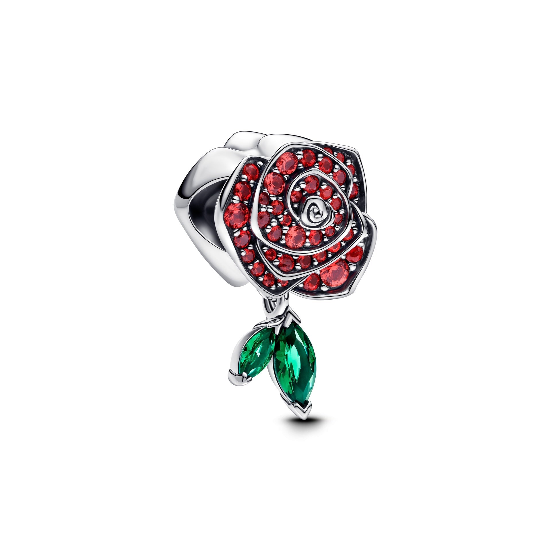Sparkling Rose in Bloom Charm – Elegant Gift Jewelry Set