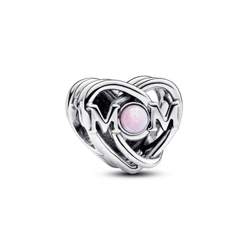 Pandora Openwork Mom & Heart Charm – Elegant Gift Jewelry Set
