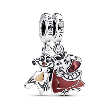 Pandora Disney The Lion King Timon & Pumbaa Splittable Dangle Charm – Elegant Gift Jewelry Set