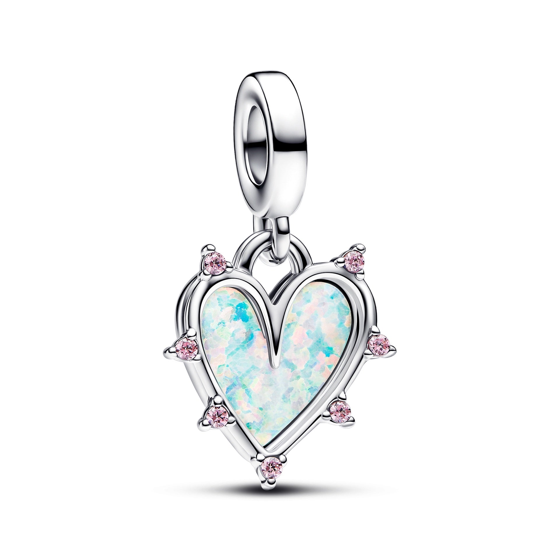 Pandora Friendship Opalescent Double Dangle Charm – Elegant Gift Jewelry Set