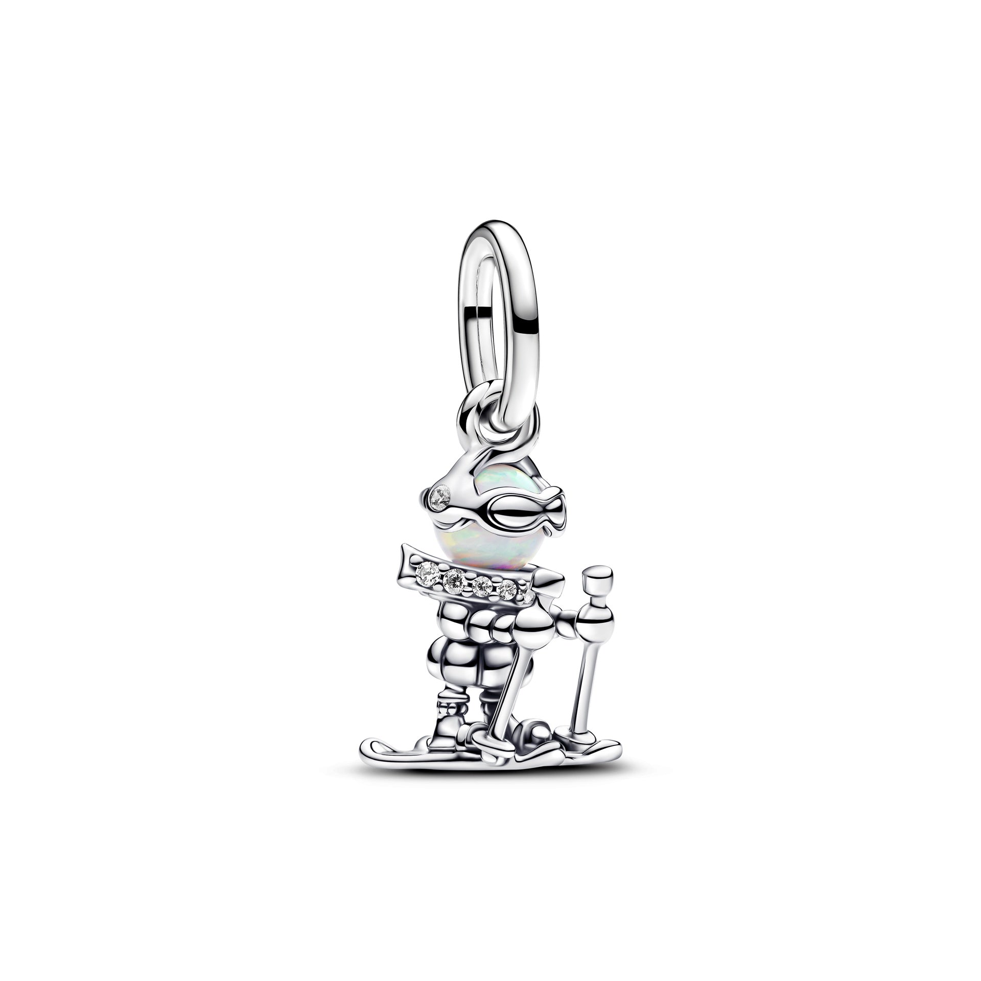 Pandora Skier Dangle Charm – Elegant Gift Jewelry Set
