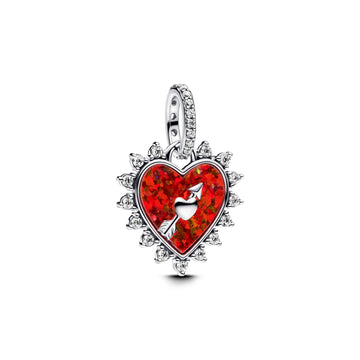 Pandora Spinnable Arrow Heart Dangle Charm – Elegant Gift Jewelry Set