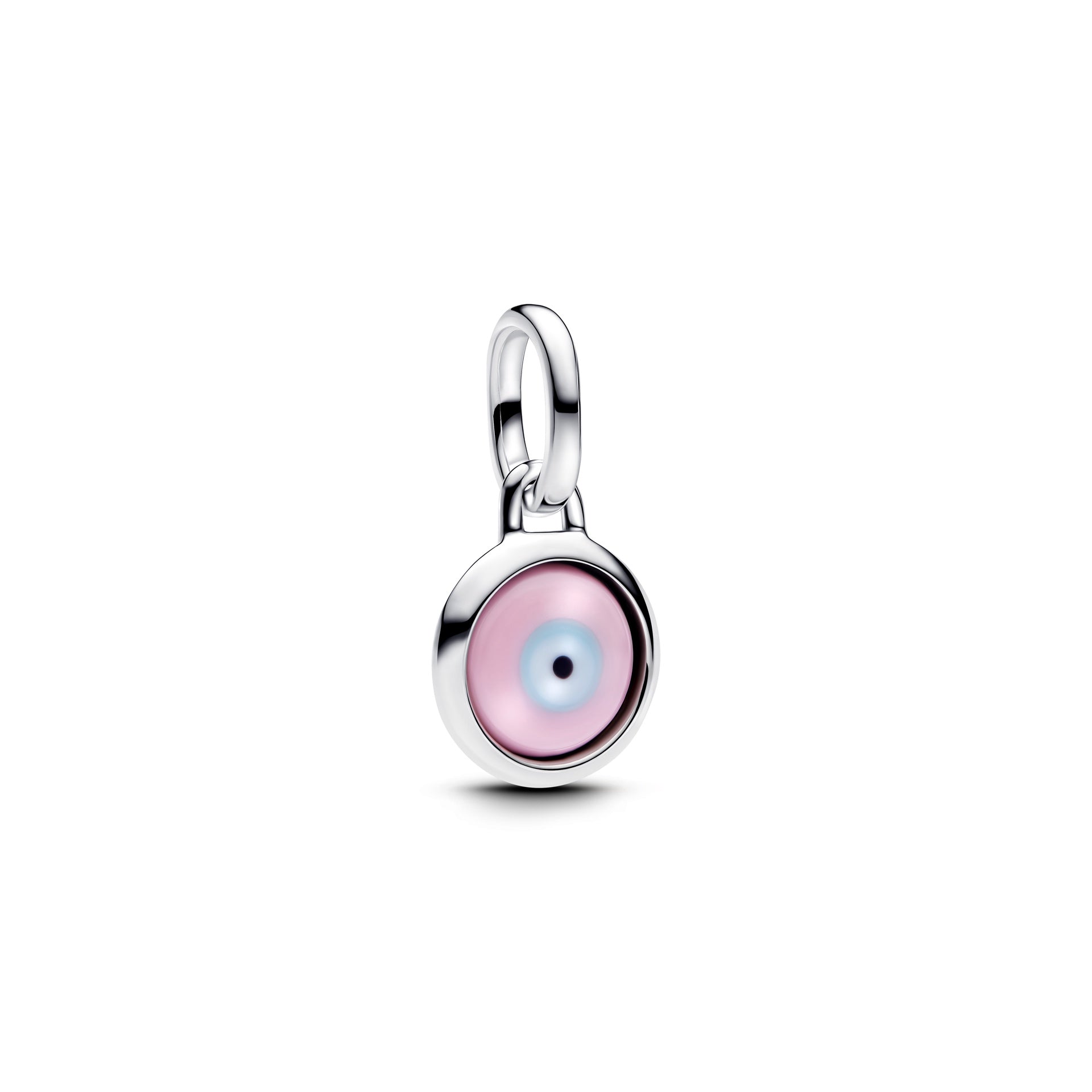 Pandora Engravable Evil Eye Murano Glass Mini Dangle Charm – Elegant Gift Jewelry Set