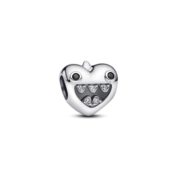 Pandora Mom's Little Monsters Heart Charm – Elegant Gift Jewelry Set