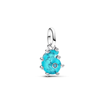Pandora Blue Murano Glass Sea Snail Dangle Charm – Elegant Gift Jewelry Set