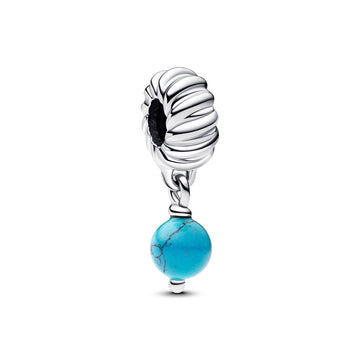 Pandora Turquoise-colored Dangle Charm – Elegant Gift Jewelry Set