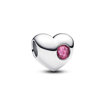 Pandora Engravable Pink Stone Heart Charm – Elegant Gift Jewelry Set