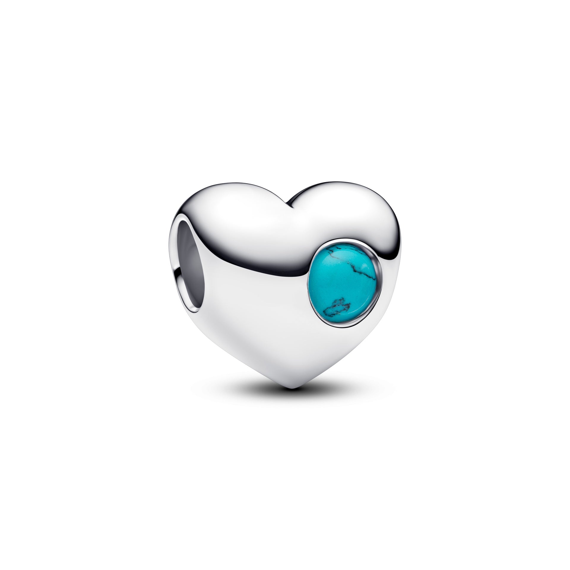 Pandora Engravable Turquoise Blue Stone Heart Charm – Elegant Gift Jewelry Set