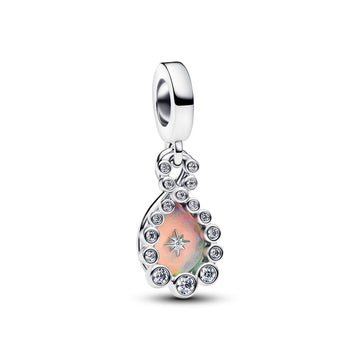 Pandora Opalescent Infinity Double Dangle Charm – Elegant Gift Jewelry Set
